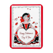  Valentijnse Lady Flexible Magnet Magneet (Verticaal)