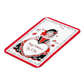 Valentijnse Lady Flexible Magnet Magneet (Linkerzijde)