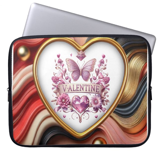 Valentijnse Laptop Sleeve (Voorkant)