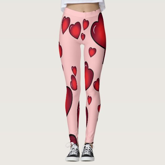 Valentijnse  leggings (Voorkant)