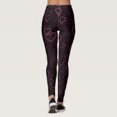 Valentijnse Leggings gecompliceerde harten Legging (Achterkant)
