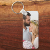 Valentijnse  Liefde Foto Couple Keepomwille Sleutelhanger (Voorkant)