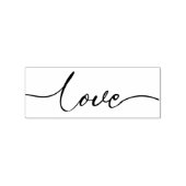 Valentijnse  liefde voor Scripted Typografie Rubberstempel (Afrduk)