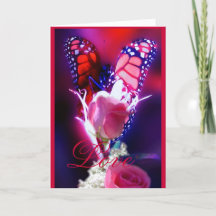 Valentijnse liefdeskaart