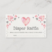 Valentijnse Lieverd Luierroze roze zilver Informatiekaartje (Voorkant)