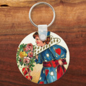 Valentijnse 'Little Pierrot' Sleutelhanger (Voorkant)