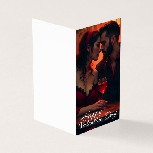 Valentijnse magie met romantische saamhorigheid kaart (Buitenkant)