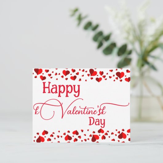 Valentijnse massage briefkaart (Staand voorkant)