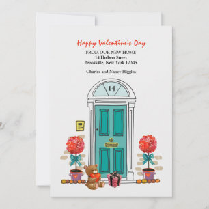 Valentijnse mededeling over verplaatsingen feestdagenkaart