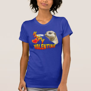 Valentijnse Meerkat Women's T-Shirt