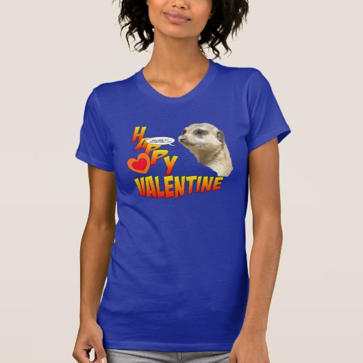 Valentijnse Meerkat Women's  T-Shirt (Voorkant)