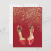 Valentijnse Meisjes Nachtfeest Kaart (Achterkant)