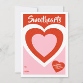 Valentijnse  met oogkleppen Oppervlakte voor behan Feestdagenkaart (Voorkant)