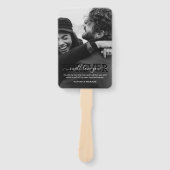 Valentijnse minimalistische vakantie handwaaier (Voorkant)