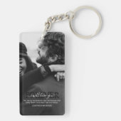 Valentijnse minimalistische vakantie sleutelhanger (achterkant)