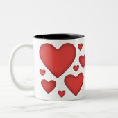 Valentijnse Mok Rode hartkoffie (Links)