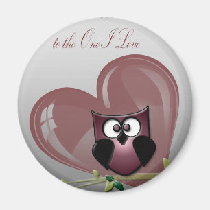 Valentijnse 'n knappe truc voor de One I Love Magn Magneet