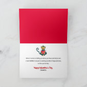 Valentijnse Nephew Kinder apenheekboomkaart Kaart (Binnen)