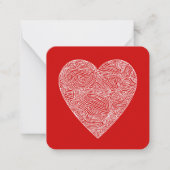 Valentijnse Notitiekaartje (Voorkant)