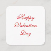 Valentijnse Notitiekaartje (Achterkant)