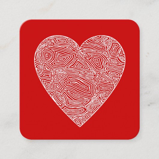 Valentijnse Notitiekaartje (Voorkant)