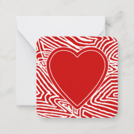 Valentijnse Notitiekaartje