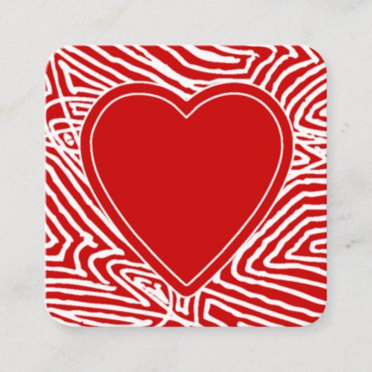 Valentijnse Notitiekaartje (Voorkant)