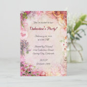 Valentijnse partij kaart (Staand voorkant)