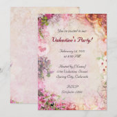 Valentijnse partij kaart (Voorkant / Achterkant)