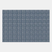 Valentijnse patronen van Bourgogne en marineblauw Inpakpapier Vel (Voorkant 3)