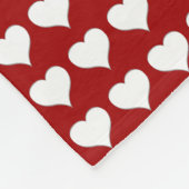 Valentijnse portemonnee I Love You Blankets Custom Fleece Deken (Hoek)