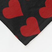 Valentijnse portemonnee I Love You Blankets Custom Fleece Deken (Hoek)