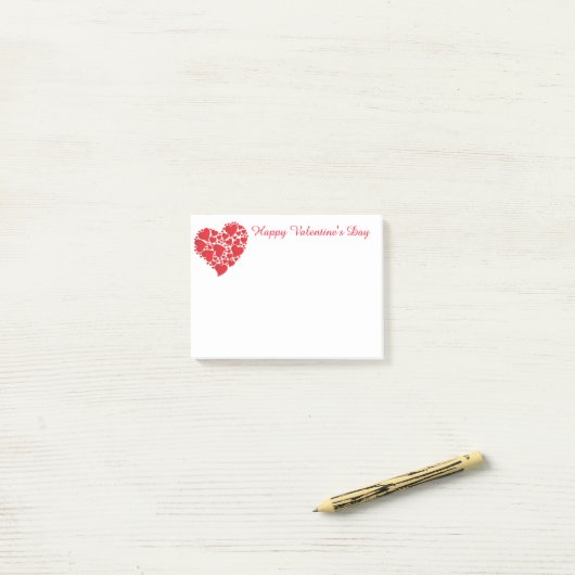 Valentijnse Post-it-Notes Post-it® Notes (Op bureau)