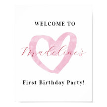 Valentijnse Poster van het het Welkomstteken van d