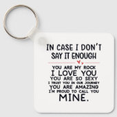 Valentijnse prijsopgave sleutelhanger (Voorkant)