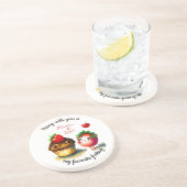 Valentijnse prijsopgave zandsteen onderzetter (Zijkant)