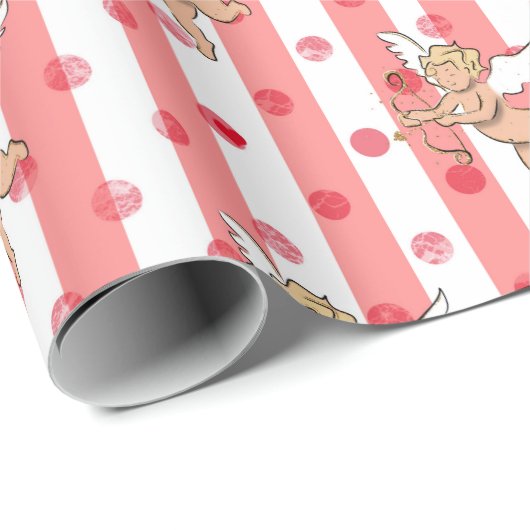 Valentijnse prik cadeaupapier (Rol Hoek)