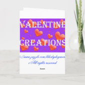 VALENTIJNSE PUPPY DOG - VALENTIJNSDAG - VALENTIJN FEESTDAGEN KAART (Achterkant)