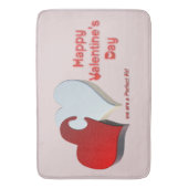 Valentijnse Puzzle Badmat (Voorkant Verticaal)