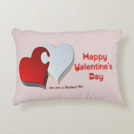 Valentijnse Puzzle Decoratief Kussen