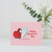 Valentijnse Puzzle Feestdagenkaart (Staand voorkant)