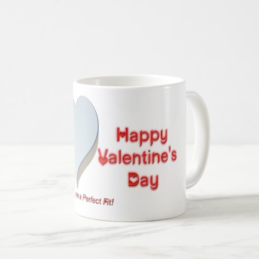 Valentijnse Puzzle Koffiemok (Voorkant rechts)