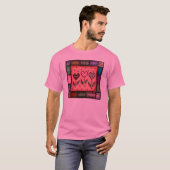 Valentijnse Quilt T-Shirt (Voorkant volledig)