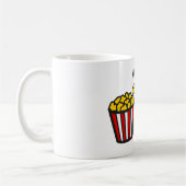 Valentijnse , retro 50 filmpopcorn ontwerp koffiemok (Links)