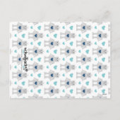 Valentijnse robotklasse feestdagenkaart (Achterkant)