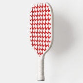 VALENTIJNSE RODE EN WITTE HARTS VALENTIJN PICKLEBALL PADDLE (Links)