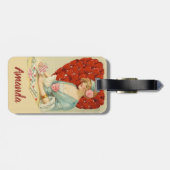  Valentijnse Rode Hart bagagelabel (Achterkant horizontaal)