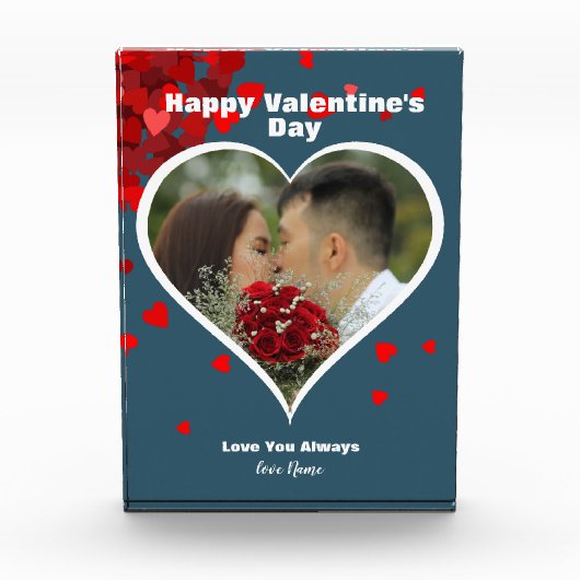 Valentijnse | Rode harten| Uw foto (Voorkant)