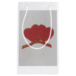 Valentijnse rode hartslag klein cadeauzakje