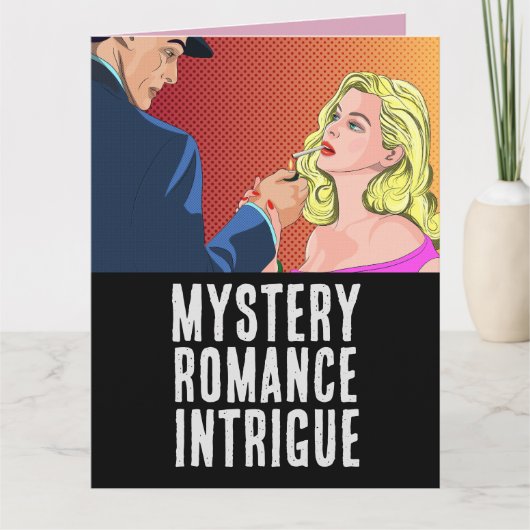 VALENTIJNSE ROMANCE MYSTERY INTRIGUE! BIG-KAART KAART (Voorkant)